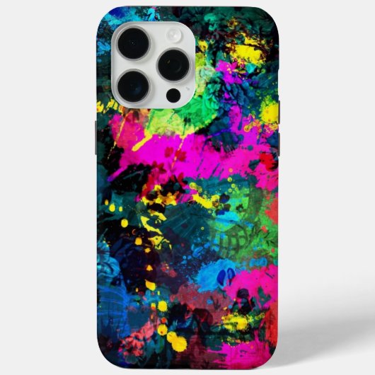 Kleurrijke vlek vlek kunst Case-Mate iPhone case (Achterkant)