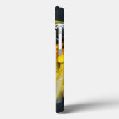 Kleurrijke vliegende ara op een donkere achtergron Case-Mate iPhone case (Achterkant / Links)