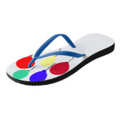 Kleurrijke vliegende ballonnen teenslippers (Schuin)