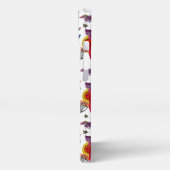 Kleurrijke vliegende kikkers iPhone hoesje (Linkerkant)