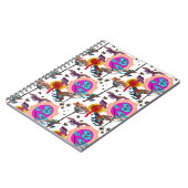 Kleurrijke vliegende kikkers notitieboek (Linkerzijde)