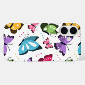 Kleurrijke vliegende vlinder Case-Mate iPhone case (Achterkant (horizontaal))