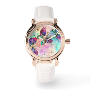 Kleurrijke Vliegende Vlinder Horloge