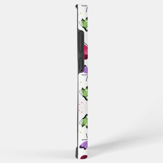 Kleurrijke vliegende vlinder samsung galaxy hoesje (Rechterkant)