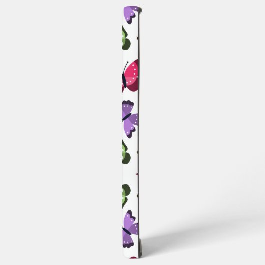 Kleurrijke vliegende vlinder samsung galaxy hoesje (Linkerkant)