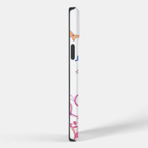 Kleurrijke Vliegende Vlinders met Crown Art Print Case-Mate iPhone 14 Plus Hoesje