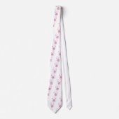 Kleurrijke Vliegende Vlinders met Crown Art Print Stropdas (Voorkant)