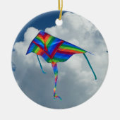 Kleurrijke Vlieger in de Lucht Ornament (Voorkant)