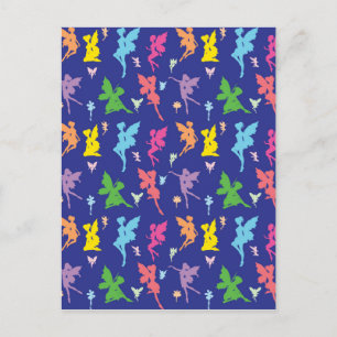 Kleurrijke vliegfeier briefkaart
