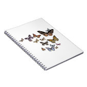 Kleurrijke vlinder Afbeelding Notitieboek (Rechterzijde)