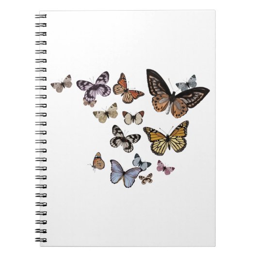 Kleurrijke vlinder Afbeelding Notitieboek (Voorkant)