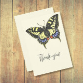  kleurrijke vlinder bedankkaart