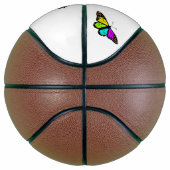 Kleurrijke vlinder clipart mini basketbal (Rechts)
