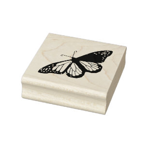 Kleurrijke vlinder clipart rubberstempel