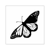 Kleurrijke vlinder clipart rubberstempel (Afrduk)