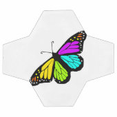 Kleurrijke vlinder clipart voetbal (Enkel)