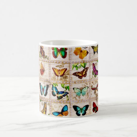 Kleurrijke Vlinder Collectie Mok (Center)