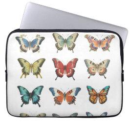 Kleurrijke Vlinder Elektronische Tas | Laptop Hoes