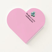 Kleurrijke vlinder en ventilator notitieboek (Achterkant)