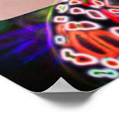 Kleurrijke Vlinder gepersonaliseerde bruiloft Poster (Hoek)