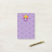 Kleurrijke vlinder gepersonaliseerde post-it notit post-it® notes (Op bureau)