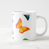 Kleurrijke vlinder grote koffiekop (Rechts)