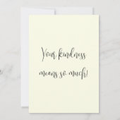 kleurrijke vlinder Hartelijk dank Kaart (Achterkant)