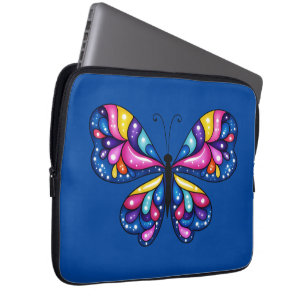Kleurrijke Vlinder Laptop Sleeve