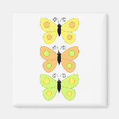 Kleurrijke vlinder magneet (Voorkant)