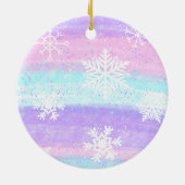  kleurrijke vlinder op maat voor kerstmis keramisch ornament (Achterkant)