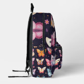 Kleurrijke vlinder patroon Gedrukte Rugzak (Links)