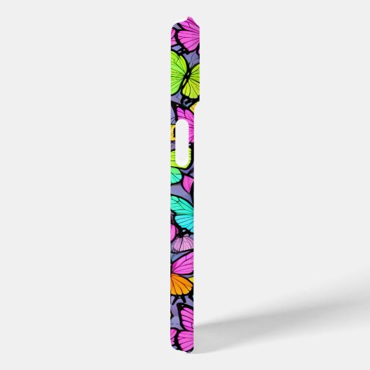 Kleurrijke Vlinder Patroon Telefoon Case (Achterkant / Rechts)