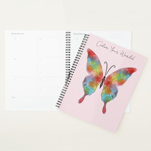Kleurrijke Vlinder Planner (Display)