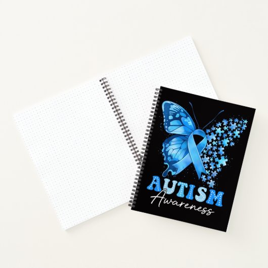 Kleurrijke Vlinder Puzzel Notitieboek (Binnen)