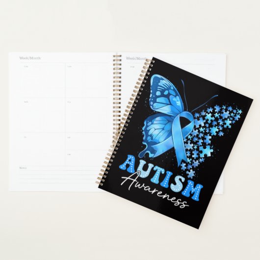 Kleurrijke Vlinder Puzzel Planner (Display)
