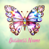 kleurrijke vlinder raamsticker (Vel 3)