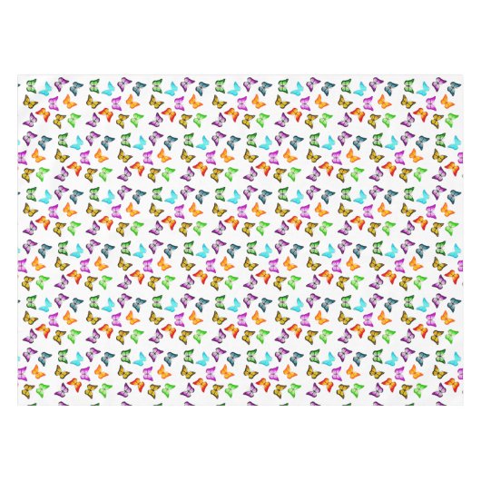 Kleurrijke vlinder tafelkleed (Voorkant (Horizontaal))