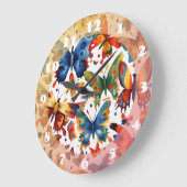 Kleurrijke Vlinder tekening Grote Klok (Hoek)