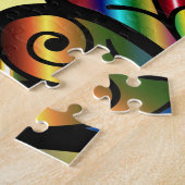 Kleurrijke Vlinder Thunder_Cove Legpuzzel (Zijkant)