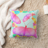 Kleurrijke vlinderbloemige droom kussen (Deken)