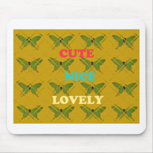 Kleurrijke vlinderdecoratie: Schattige, mooi en mo Muismat