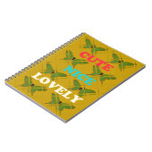 Kleurrijke vlinderdecoratie: Schattige, mooi en mo Notitieboek (Linkerzijde)