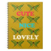 Kleurrijke vlinderdecoratie: Schattige, mooi en mo Notitieboek (Voorkant)