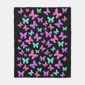 Kleurrijke vlinderjuwelen fleece deken (Voorkant)
