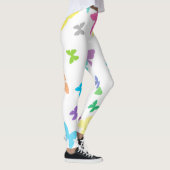 Kleurrijke vlinderkunst leggings (Rechts)