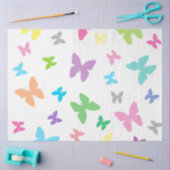 Kleurrijke vlinderkunst tissuepapier (Craft)