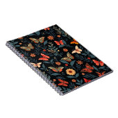 Kleurrijke Vlinderpatroon Spiral Notitieboeken (Rechterzijde)