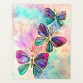 Kleurrijke vlinderplanner planner (Voorkant)