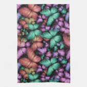 Kleurrijke Vlinderprint Theedoek (Verticaal)