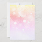 Kleurrijke vlinderregenboog 16 jaar kaart (Achterkant)